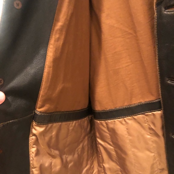 RARE Rogue Leather Car Jacket by Reilly Olmes Chocolate Color Men’s Size M - Picture 8 of 11